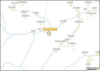 map of Guenda