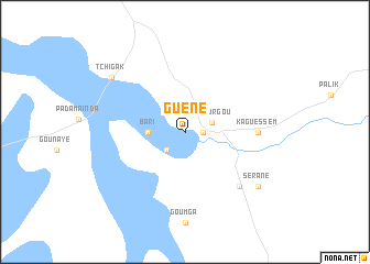 map of Guéné