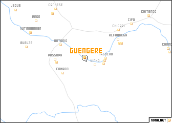 map of Guengere