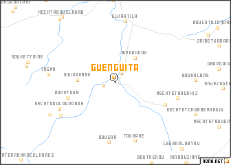 map of Guenguita