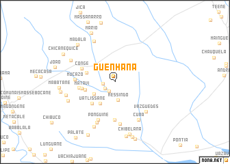 map of Guenhana