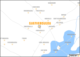 map of Guéniébougou