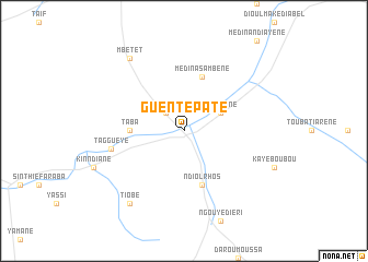 map of Guènté Paté
