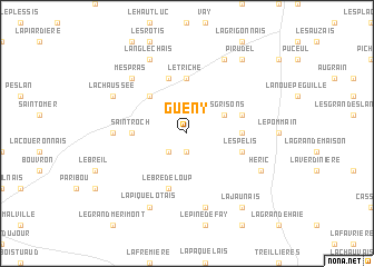 map of Gueny