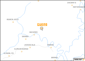 map of Güera