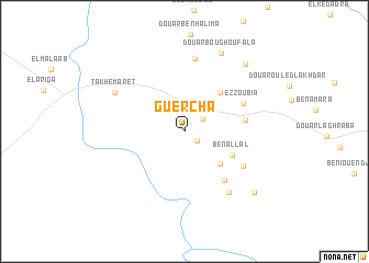 map of Guercha