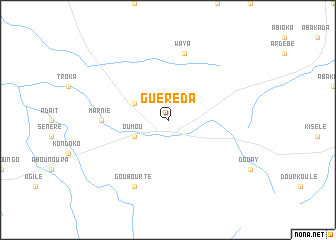 map of Guéréda