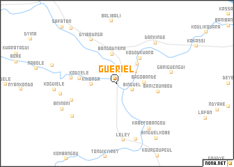 map of Gueriel