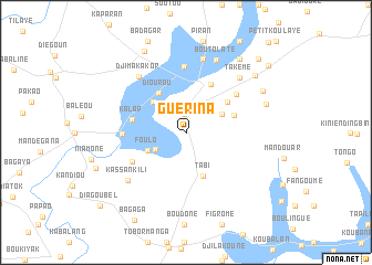 map of Guérina