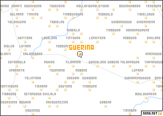 map of Guérina