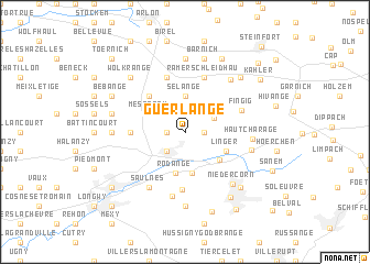 map of Guerlange