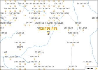 map of Guerlêel