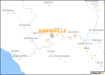 map of Guerneville