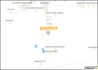 map of Guernica