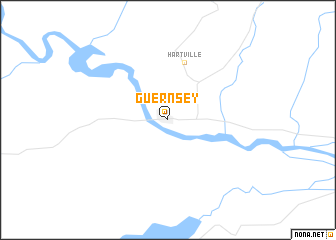 map of Guernsey