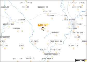 map of Guern