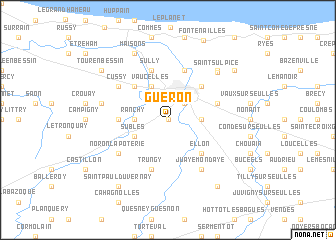 map of Guéron