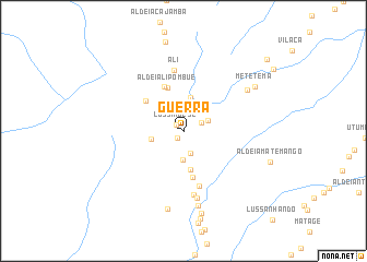 map of Guerra