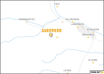 map of Guerrero