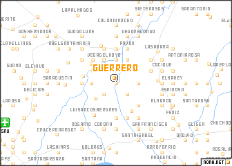 map of Guerrero