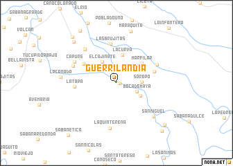 map of Guerrilandia