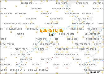 map of Guerstling