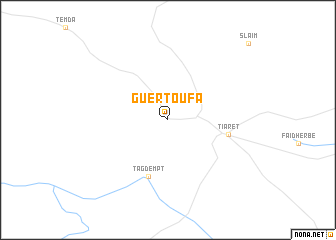 map of Guertoufa