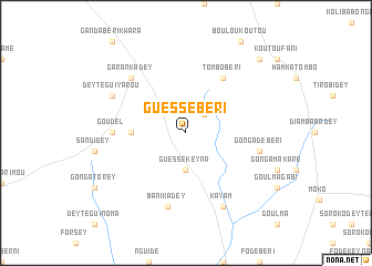 map of Guéssé Béri