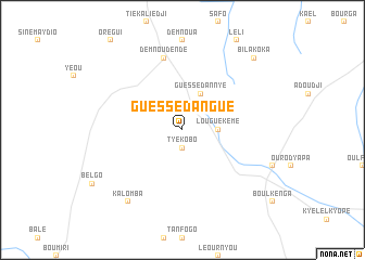 map of Guèssèdangué