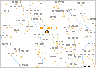 map of Gueswendé