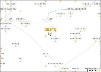 map of Gueto