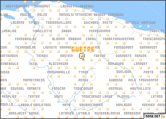 map of Guêtre