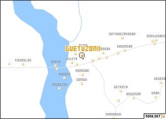 map of Guétuzon II