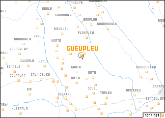 map of Gueupleu