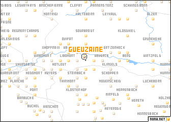 map of Gueuzaine