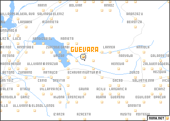 map of Guevara