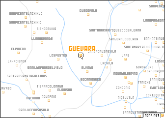 map of Guevara