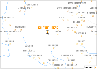 map of Guexchoza