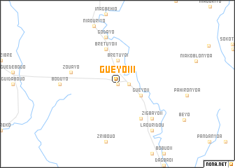map of Guéyo III