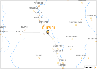 map of Guéyo I