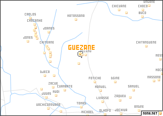 map of Guezane