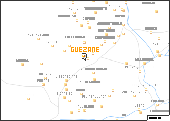 map of Guezane