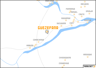 map of Guezefana