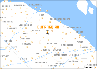 map of Gufangqiao