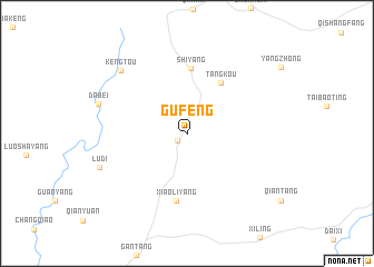 map of Gufeng