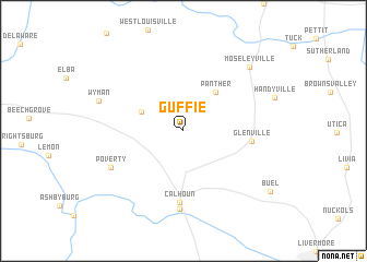 map of Guffie