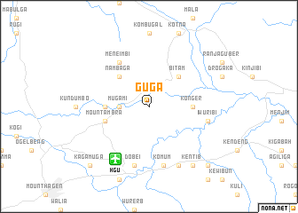 map of Guga