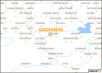 map of Guggenberg