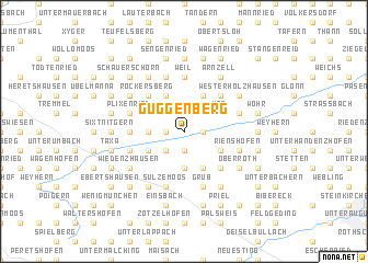 map of Guggenberg