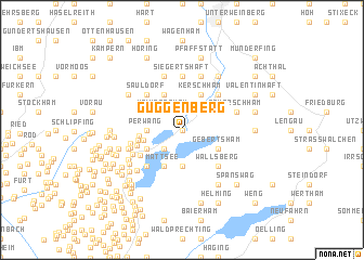 map of Guggenberg